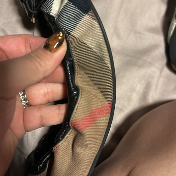 Burberry Nova Check triple buckle scrunch ballet flats - Picture 7 of 8